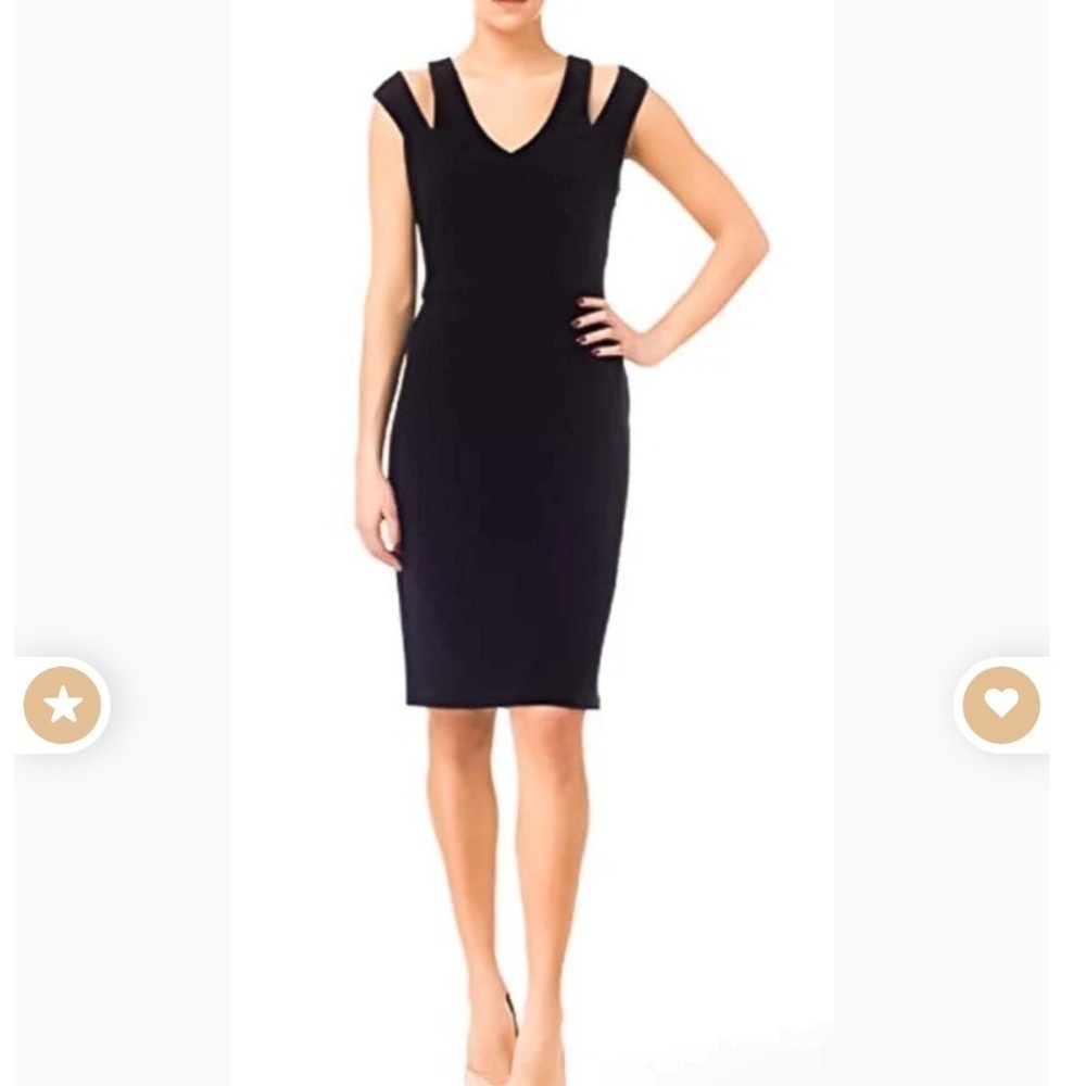 NWT NIC + ZOE Little black bodycon stretchy dress size XS